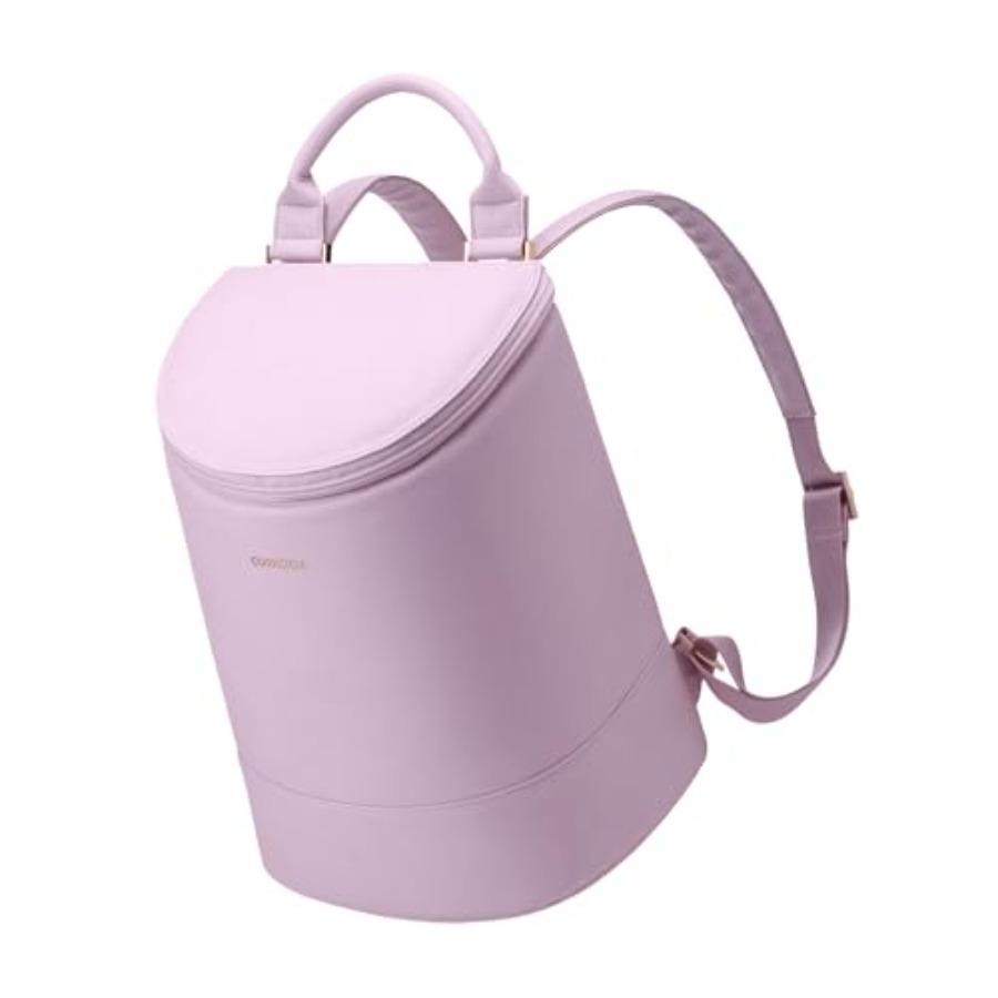 

EOLA Cooler Backpack Waterproof and Leak Proof Insulated Bag for Wine Beer and Ice Packs Black Durable Thermal Protection with рожевий кварц кольору