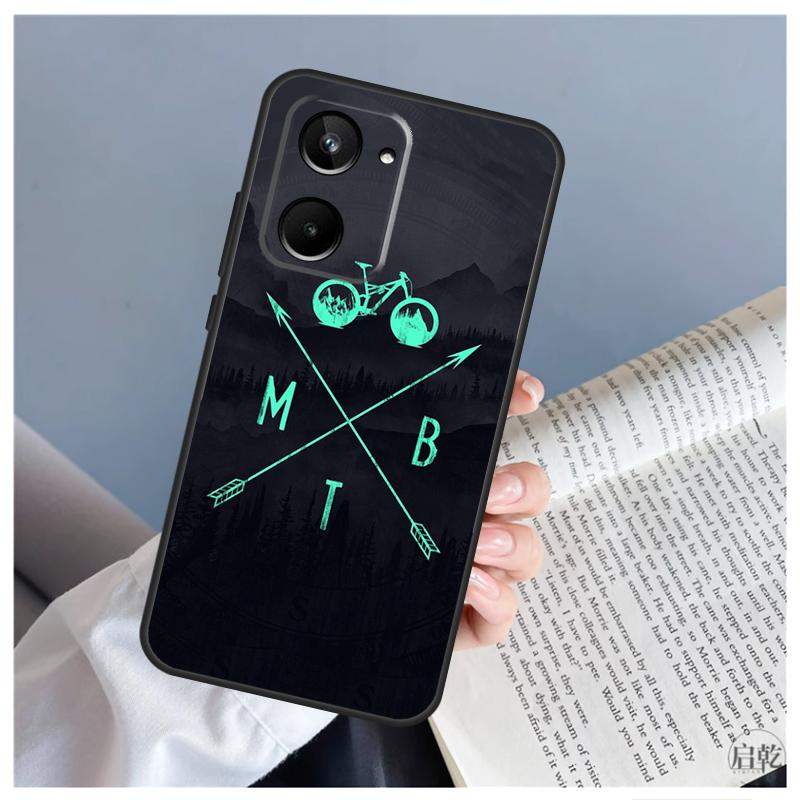 MTB Mountain Bike Cycling Bicycle For Realme GT5 GT Neo 5 9 10 11 12 Pro Plus C30 C31 C33 C35 C25s C21Y C51 C53 C55 C67 Case