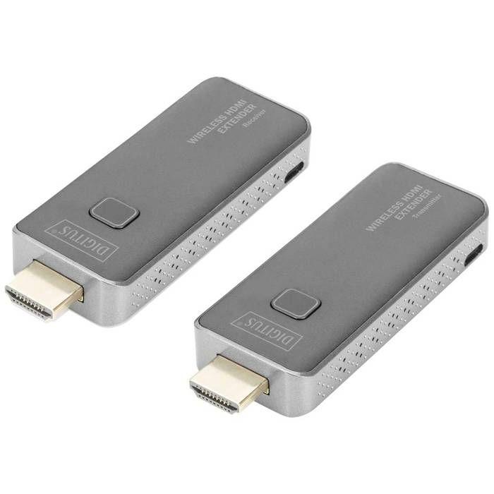 Digitus DS-55318 Set de transmission sans fil HDMI 50 m 5 GHz 1920 x 1080 Pixel