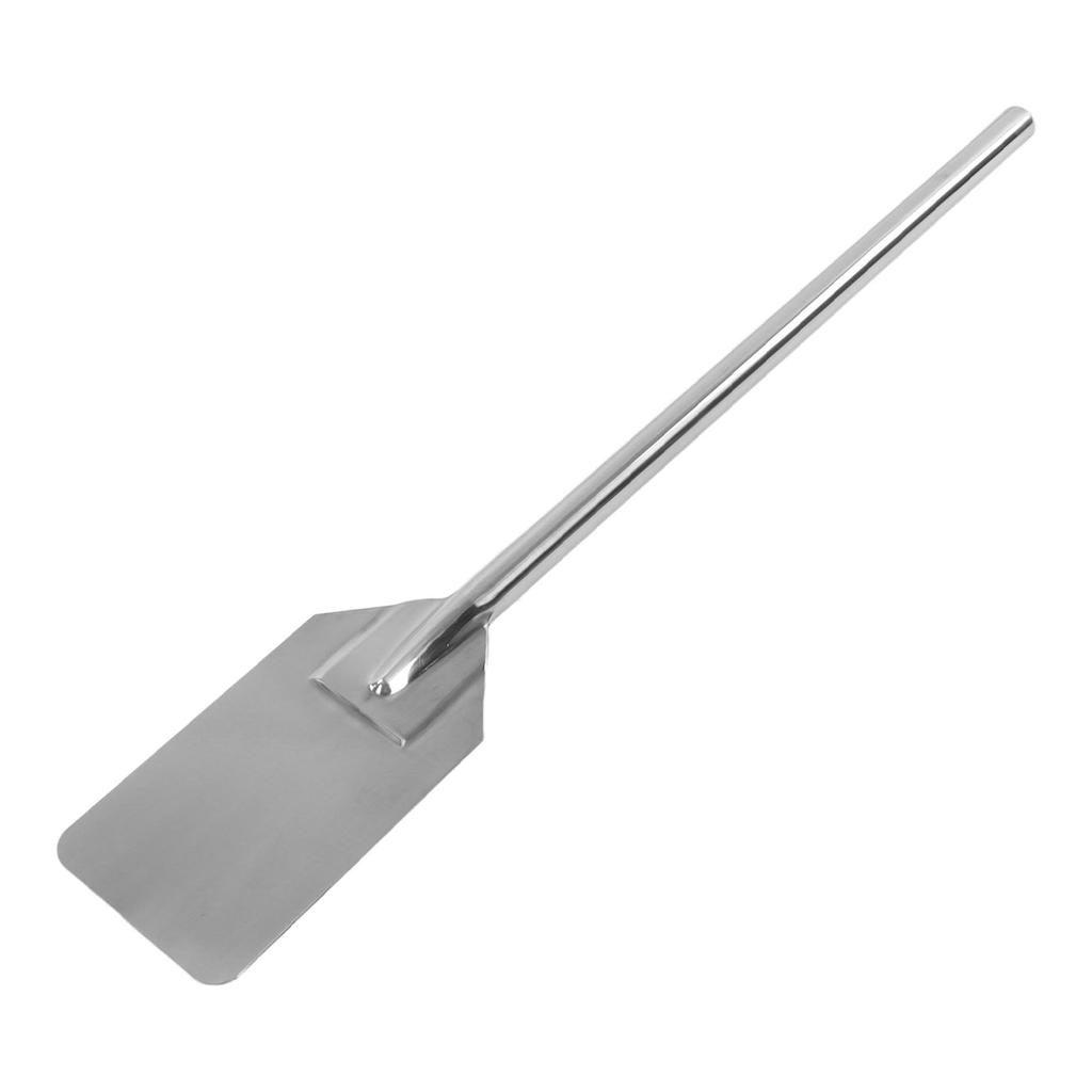 Extra Langer Küchen-Mischspatel Edelstahl Langer Griff Kochspatel zum Backen Rühren