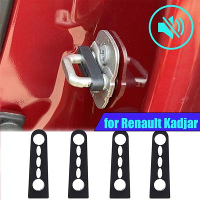 Door Lock Buffer Damper For Renault Kadjar Soundproof Insulation Quiet Deaf Creaking Noise Seal Stopper Deadener