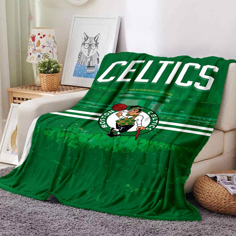 1pc Blanket - Boston Celtics logo Print Design,Lightweight Blanket for Sofa,Bed- Soft &Warm,Gift for All Seasons