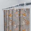 Decorative Shower Curtain With Mushroom Leaf Pattern Modern Home Bathroom Liner Set For Kitchen Or Bath Accessories (180X240Cm)