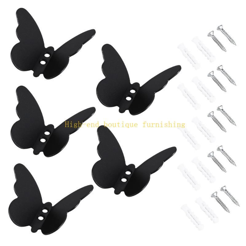  Stylish Butterfly Designs Hooks Decorative Stainless Steel Hanger Butterfly Hooks Suitable For Any Room