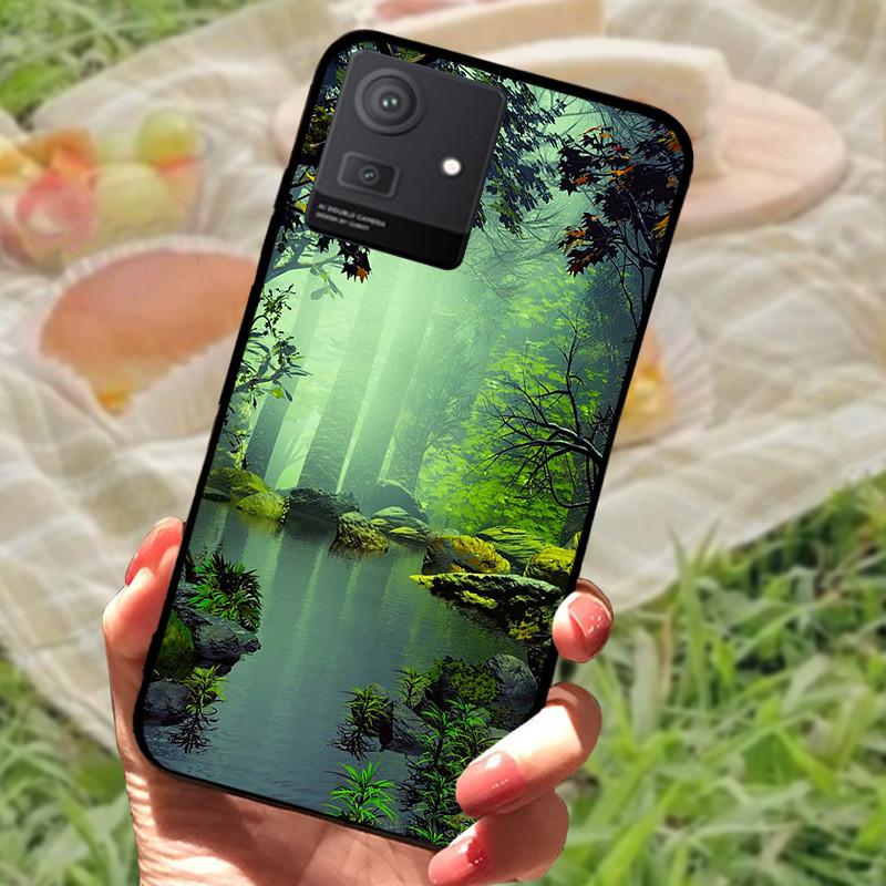 Per Cubot Note 50 Custodia Cover Per Cubot Note50 Silicone Morbido Marmo Nero Bumper Funda Coque per Cubot Note 50 Protezione Completa