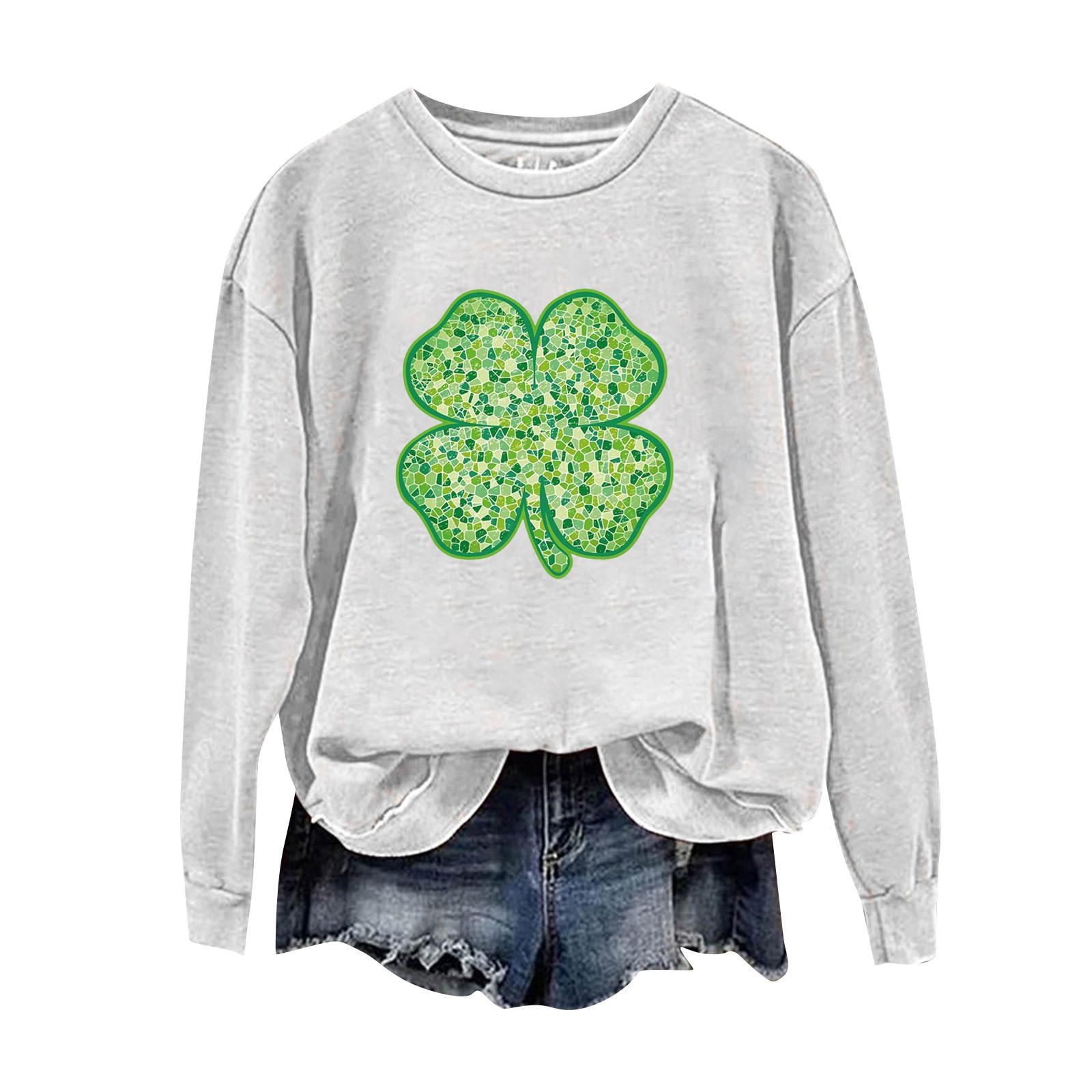 

Женские топы с круглым вырезом, хлопковый женский повседневный модный пуловер с длинным рукавом и круглым вырезом XL белый