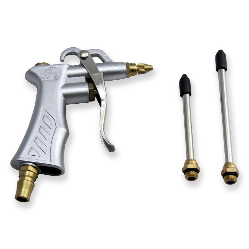 Pneumatic Blow Gun BT-168, Aluminum Alloy High Pressure Dust Removal Tool with Copper Nozzle.