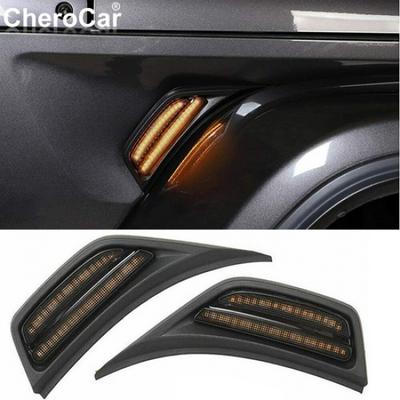 Front Fender Marker Side Lights Turn Signal Lamp for Jeep Wrangler JL JT 2018-21