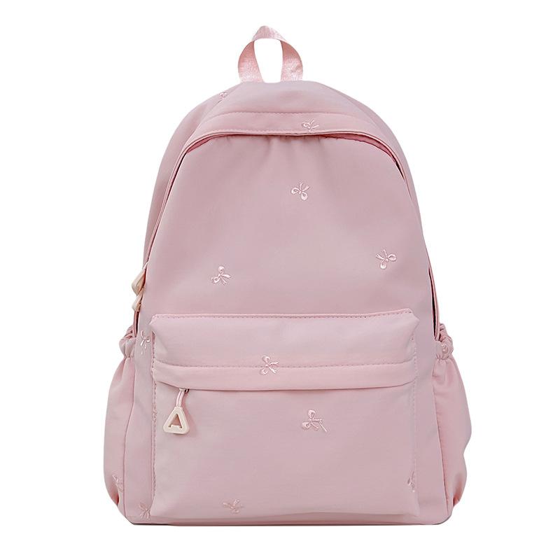 A Simple and Cute Backpack for College Students A Large-capacity Schoolbag for Women