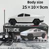Tesla Pickup Model Barevné krabicové balení Odolné proti pádu Simulace Auto na dálkové ovládání Dětská hračka Model auta Chlapecké vánoční dárky