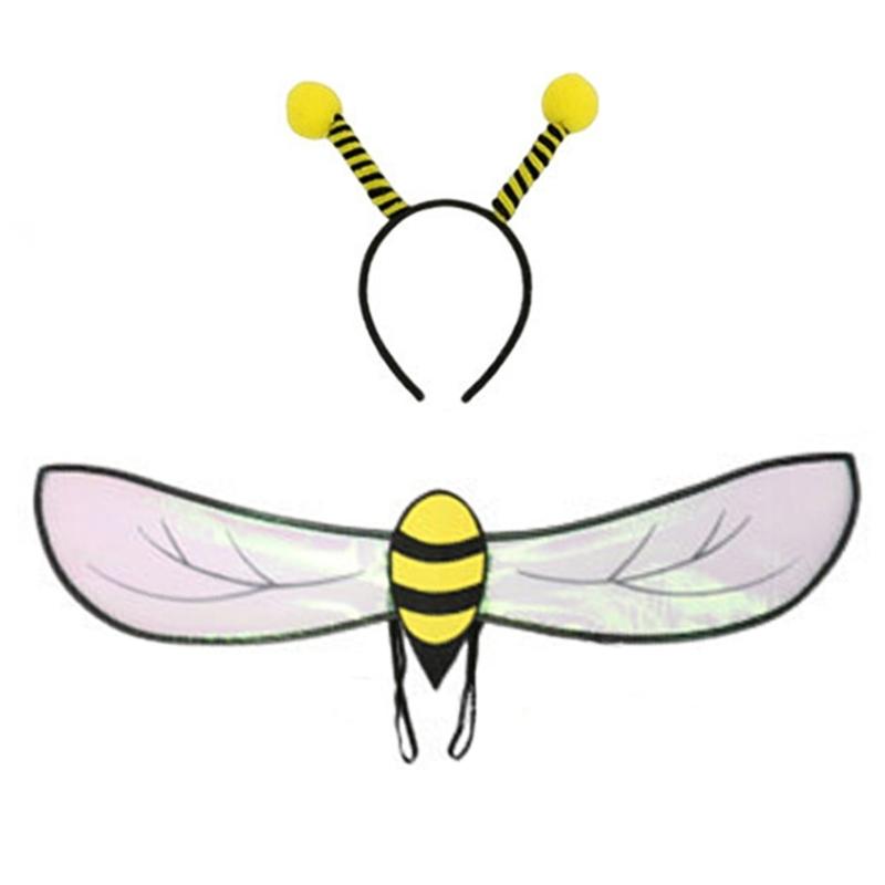 Крылья Животного Хэллоуин Костюм Аксессуар Животное Ролевая Игра Крылья Повязка на Голову для Женщин Детей Хэллоуин Маскарад Фотография