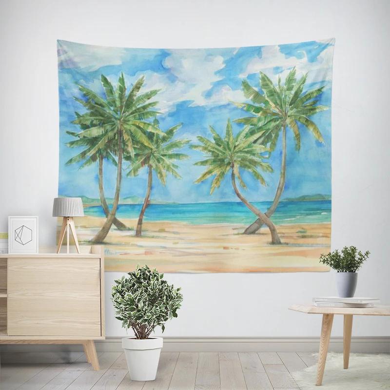 Modern Wall Decoration Aesthetics Home Hawaii Tapestry Rural Nostalgia Hanging Large Fabric Autumn Bedroom Hanging Fabric