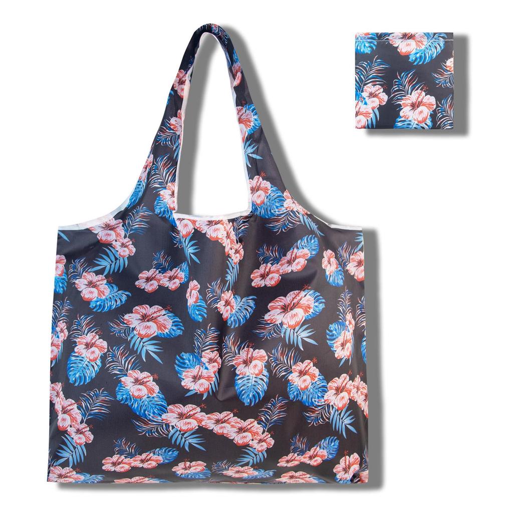Eco-Friendly Large Capacity Foldable Tote Bag - Creative, Portable, Printed, and In Stock