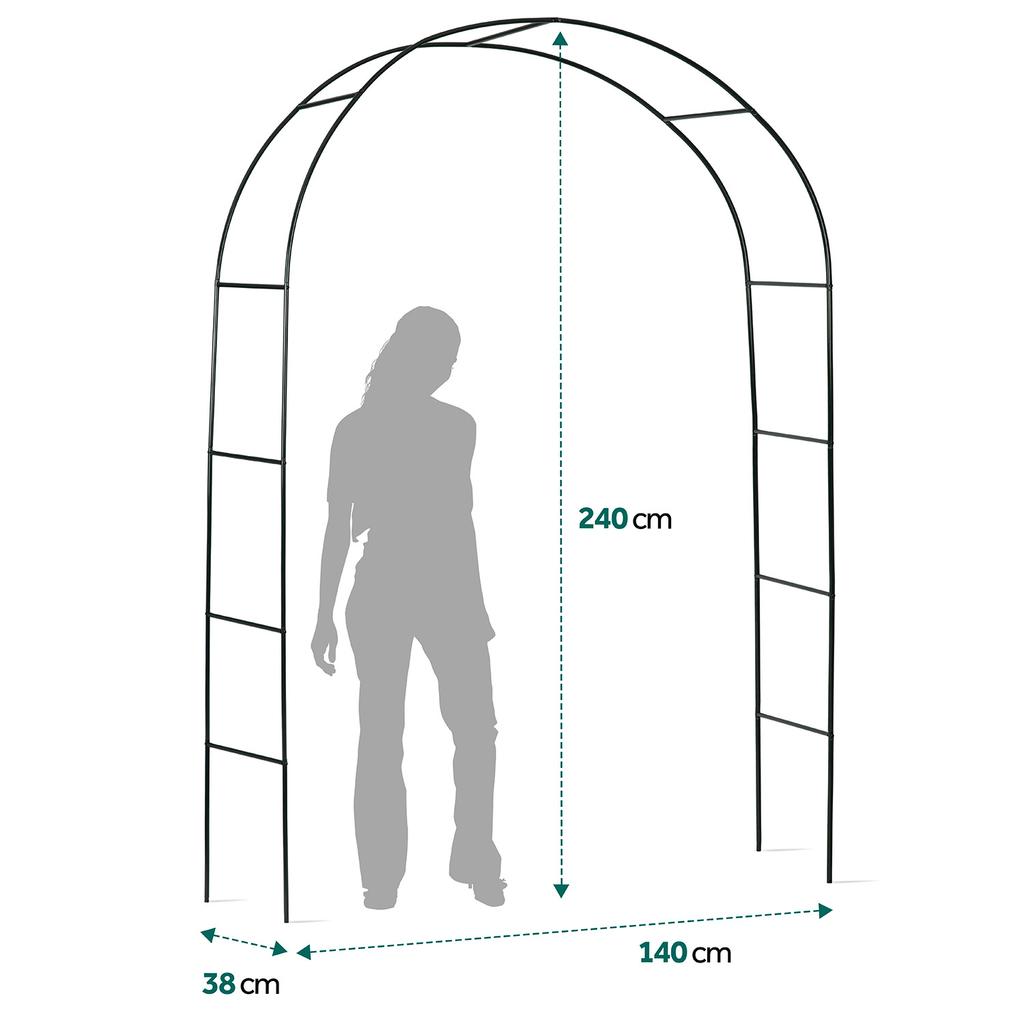 Garden Pergola Arch 240 Cm Plonos Pl-990