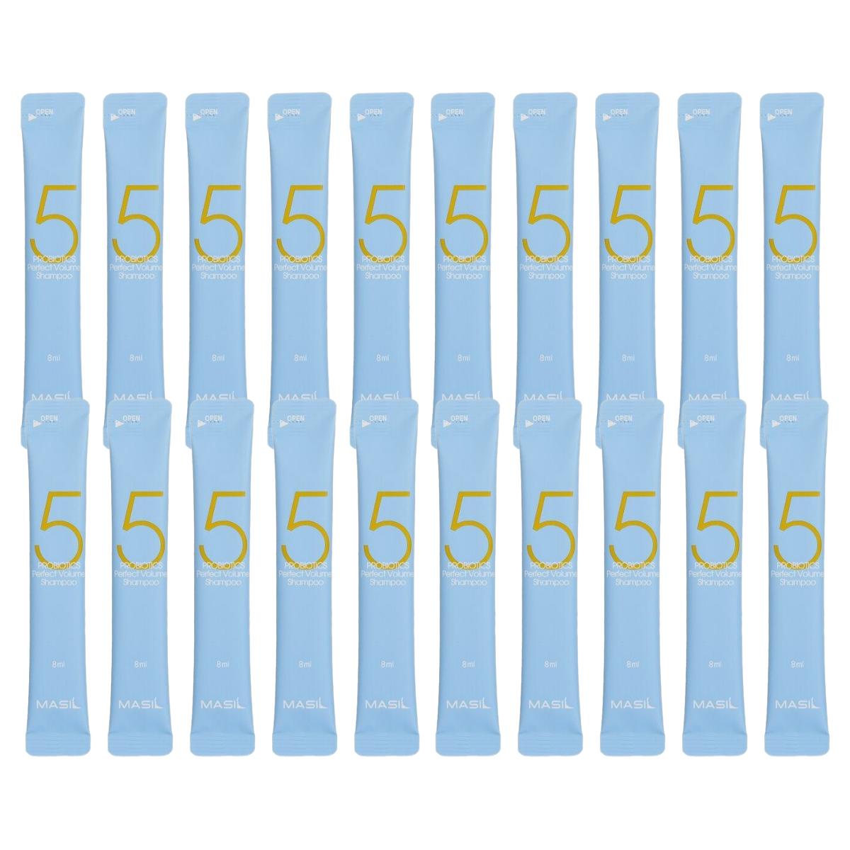 MASIL 5 Probiotics Perfect Volume Shampoo Hair Thickening Daily Scalp Care 8ml x 20pcs