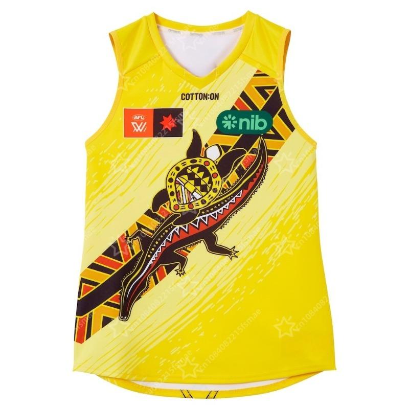 Jersey Home Away Australian Rules Football Guernsey Training Singlet Sleeveless Shirt Quick Dry Fan