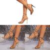 Summer High Heel Shoes For Women With Cross Straps And Pointed Toe For Formal Wear