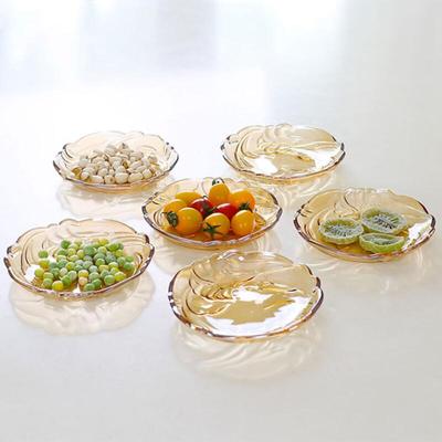 Changbaosen Nordic Amber Plastic Fruit Plate Set