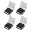 10PCS 4x4x2cm Lamp Holder Storage Box Portable Jewelry Storage Box Small Parts Medicine Storage Container