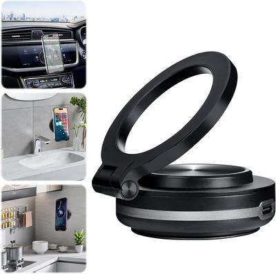 Multi-Purpose Magnetic Phone Mount with 360° Rotation - Car Mount/Gym/Kitchen/Makeup Stand for All Smartphones