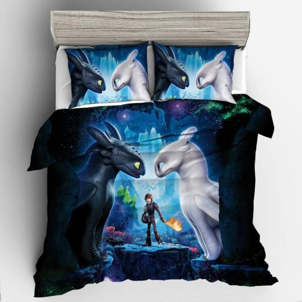 Movie Cartoon Animal 2021 New Three-Piece Quilt Cover