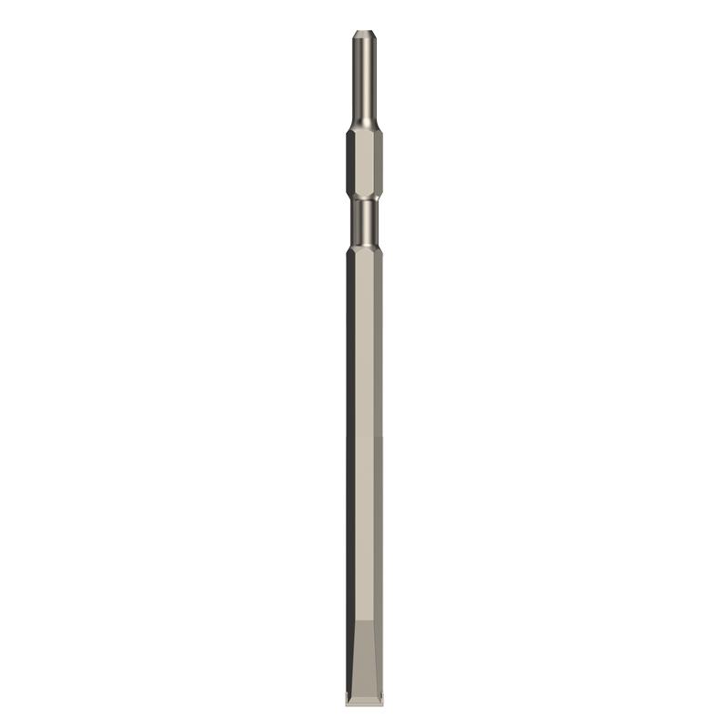 Hexagonal 0810 Jackhammer Chisels: Pointed & Flat Alloy Chisels 17x260mm