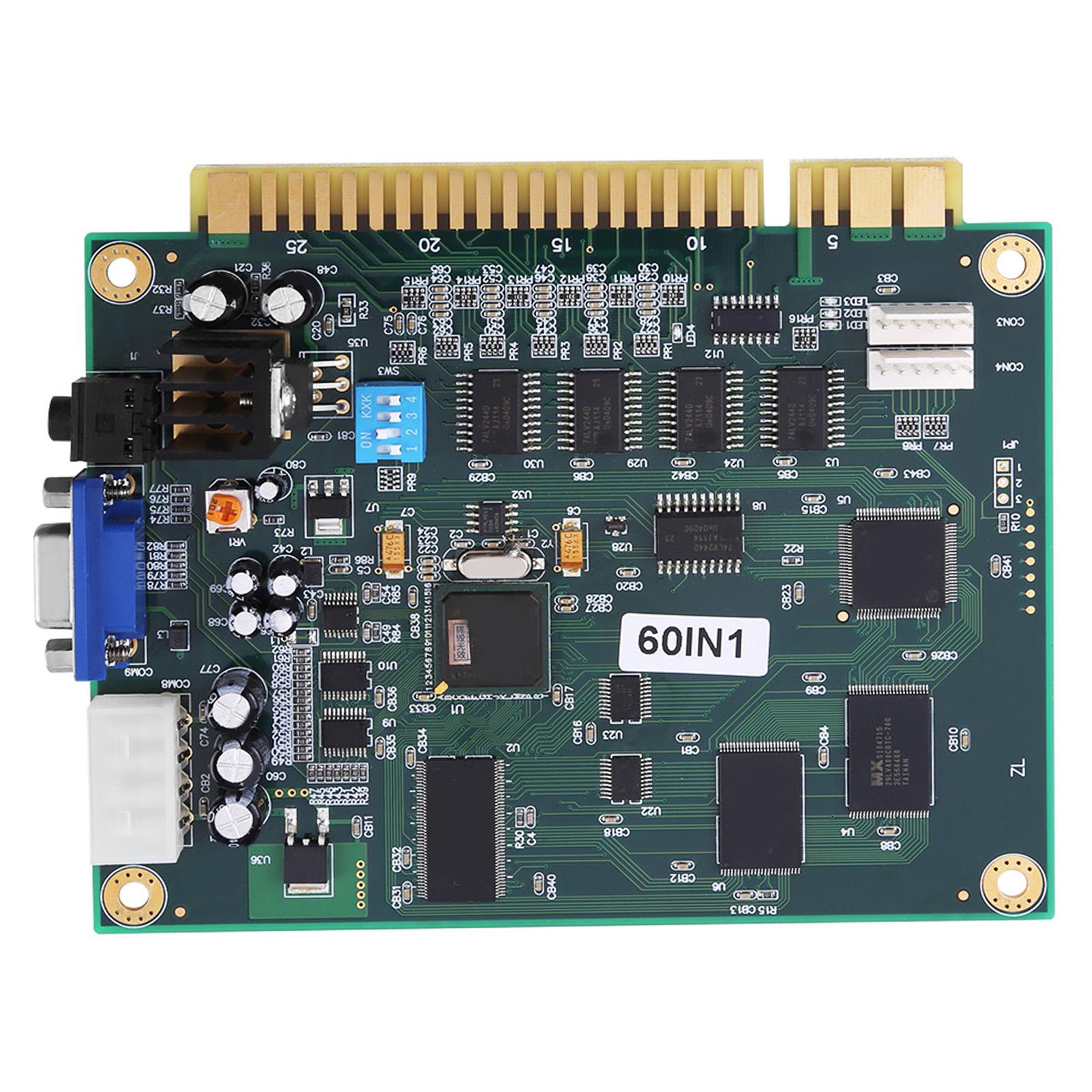 

Класичний 60 in1 Multicade PCB Board CGA/VGA вихід для машини аркадних ігор