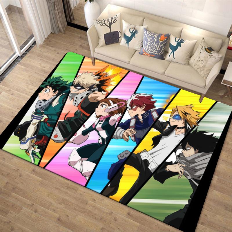 My Hero Academia Carpet Rug for Living Room Bedroom Home Sofa Decoration,Kids play Non-slip Floor Mat