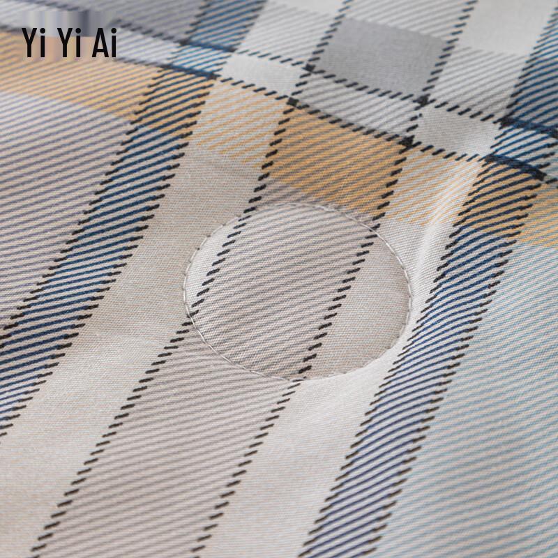 YIYIAI All Cotton Plaid Summer Quilt