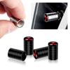 4pcs Car Tire Valve Caps Auto Motorcycle Bicycle Wheel Hub Valve Stem Cover Decor For Ralliart L200 Pajero Eclipse