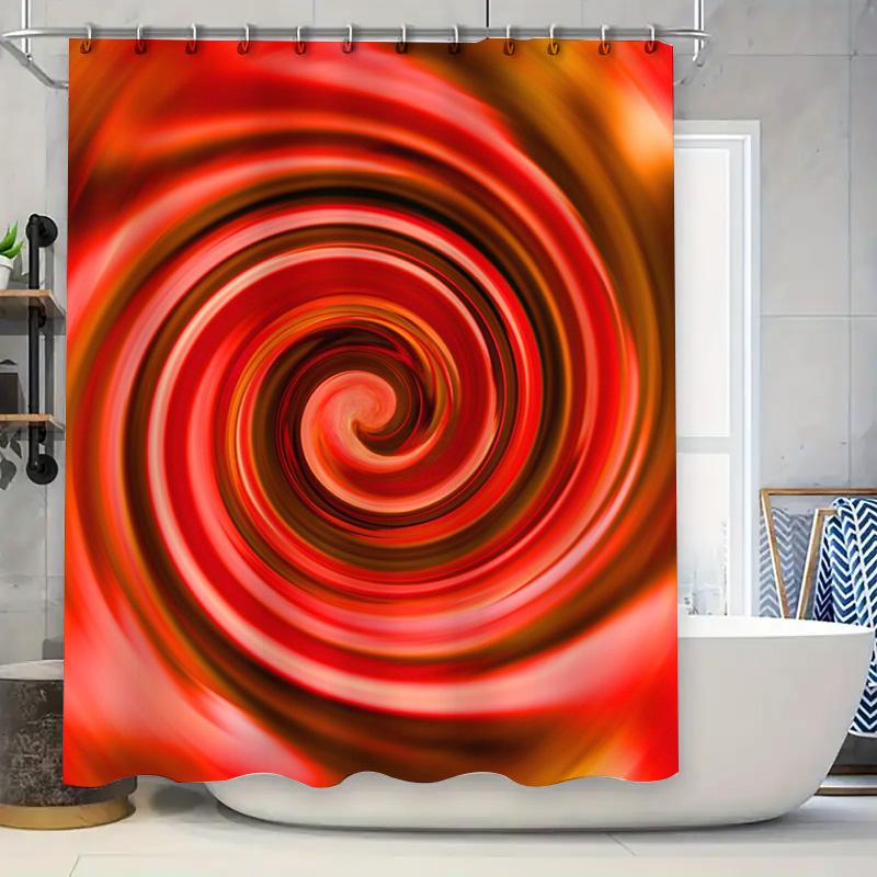 

Creative Shower Curtain with Cats Design Bathroom Decorations Waterproof Fabric Multiple Sizes Available for Home Use (White) 90x180cm