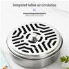 Stainless Steel Mosquito Coil Holder with Lid - Outdoor Portable Incense Burner