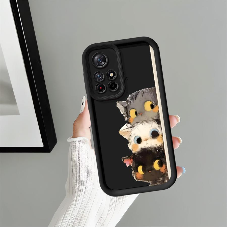 Cute Cartoon Kitten Phone Cover Case for Xiaomi Redmi Note 14 Pro Plus 12C 11s A1 A2 A3 A4 12s 10 14C 13C 12 11 Note 13