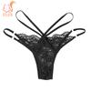 French Pure Desire Aesthetic Lace Underpants Women's Sexy Mesh Breathable Hollow Slim Fit Thin Band Low Waist Briefs for Ladies