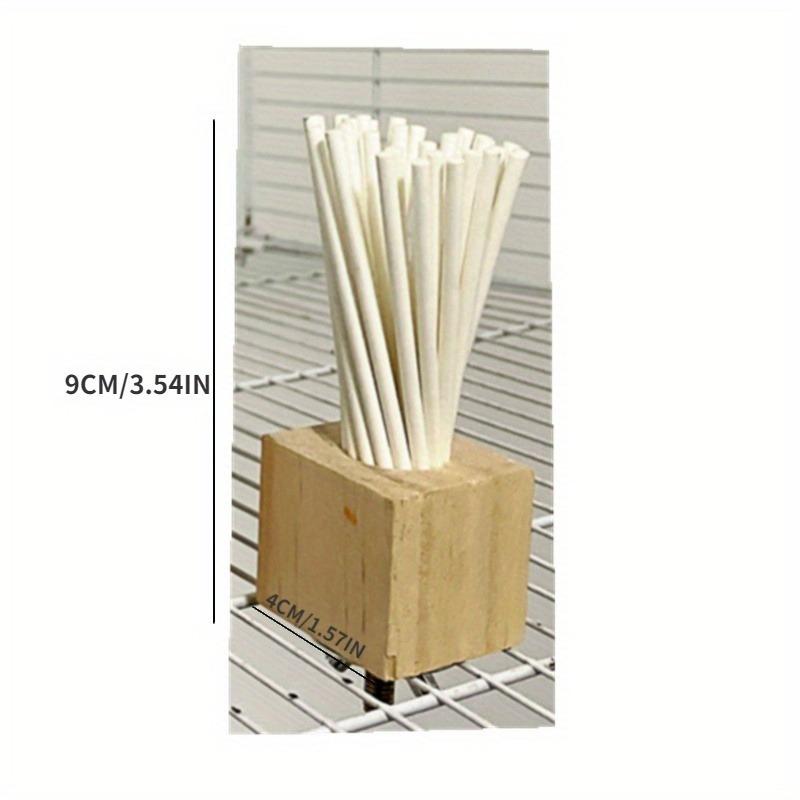 Parrot Wooden Toy Rainbow Paper Stick Grinding Teeth, Biting, and Ventilating Swing Stand Stick