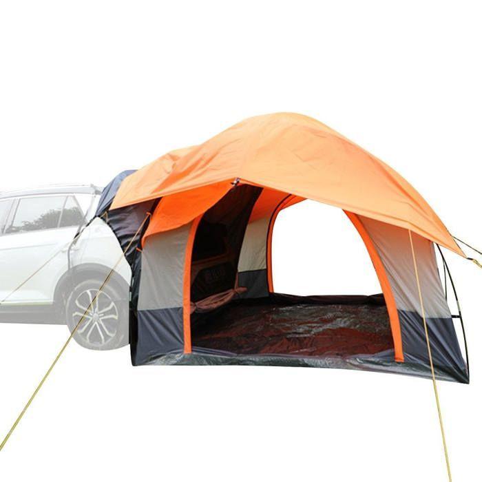 Tente auvent - ME64 - 1-2 personnes - Autoportante - Polyester 190T orange