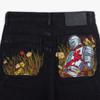 Jeans larghi Hip Hop Cavaliere Caduto Y2k Vintage Streetwear Harajuku Tasca Pantaloni Cargo Dritti Pantaloni di Jeans Unisex Uomo Donna