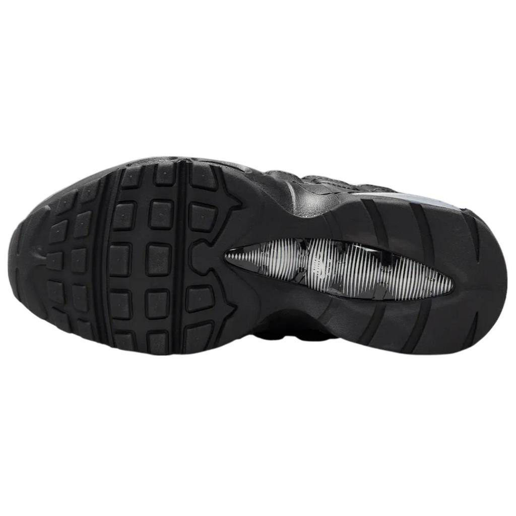 Nike Air Max 95 OG Schwarz Lack Damen Sneaker Reflekt-Silber Weiß Metallisch-Silber IB6397-001