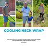 Cooling Neck Wrap With Button Fastener Instant Ice Neck Towel For Outdoor Sports Summer Activities Instant Cold Cooling Scarf