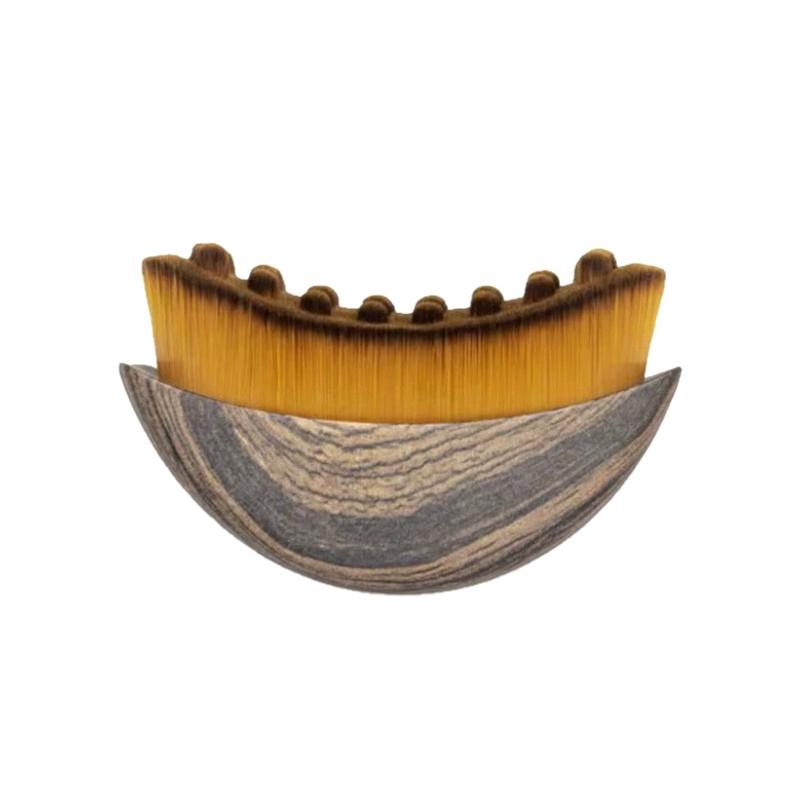 Lymphatische Kontur Gesichtsbürste Trockenbürsten Gesichtsbürste S Größe Gesichtsmassagegerät zum Formen der Haut Massagegerät