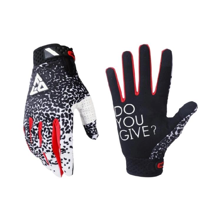 

Professional Motorcycle Full Finger Cycling Gloves Weather Resistant Breathable Sports Motorcycle Ridings Racing Gloves M чорний