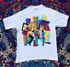 Vintage Bee Gees Band Tour 100% Bomull T-skjorte Herre T-skjorter Topp Kort Alle T-skjorter Tee Topp Unisex 2F899