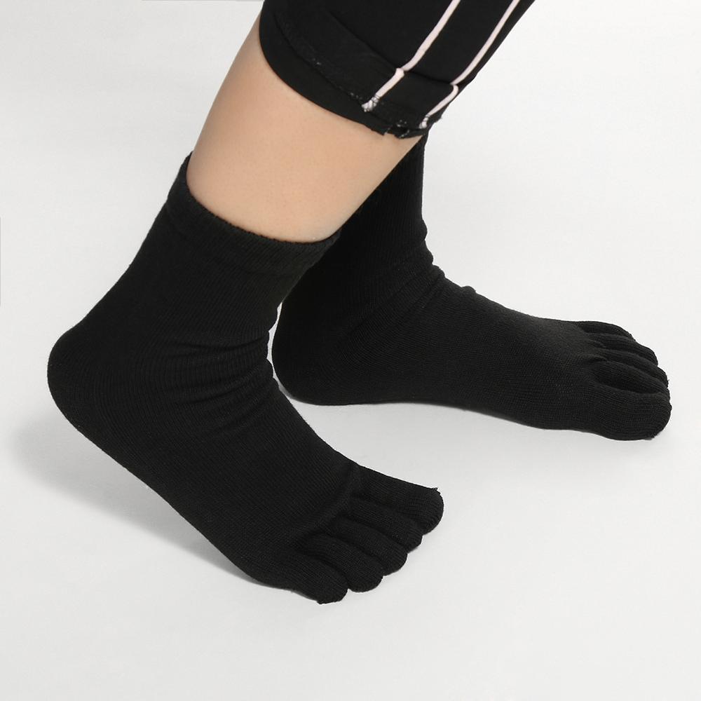 Soft Women Men Unisex Toe Socks Five Finger Cotton Sports