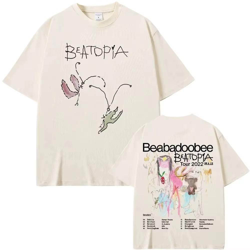 Beabadoobee Beatopia Tour Tričko 2026 Léto Unisex Dámská Móda Harajuku Bavlna Oversized Street Wear Estetické Tričko