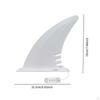 Surfboard Fin PVC Surf Spare Parts Professional Accessory for Inflatable Kayaks White