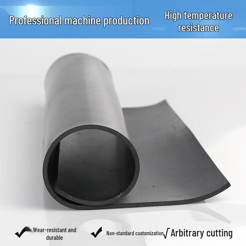 Black Insulating & Shock Absorbing Rubber Mat
