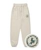 RAW LAB Circle Raw Embroidered Jogger Pants (Oatmeal)