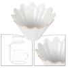 Cone Brewer Reusable Paperless Coffee Filter Cup for office Household white 102mmx80mm