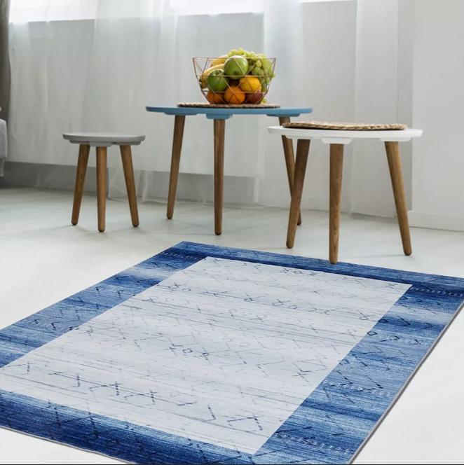 

Modern Geometric Edge Carpet Indoor Abstract Rugs for Living Room Bedroom Kitchen Luxurious Home Decoration Mats 80*120cm