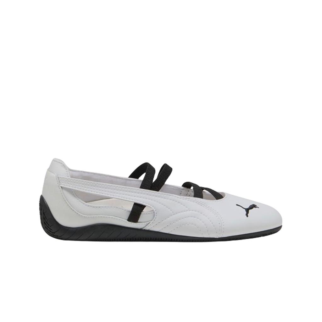 Puma Speedcat Ballettleder Weiß Schwarz Damen Sneaker 403587-01